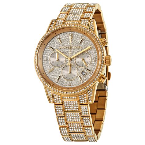 michael kors ritz watch and bangle set|mk 6747.